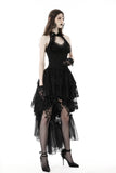 Juliette is Dead: Romantic Gothic Black Halter Dress