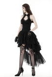 Juliette is Dead: Romantic Gothic Black Halter Dress