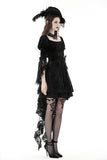 Lady Victoria: Victorian Gothic Black Velvet Dress