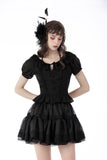 Night Court: Gothic Lolita Princess Black Top