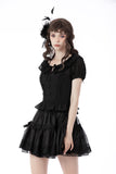 Night Court: Gothic Lolita Princess Black Top