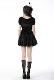 Night Court: Gothic Lolita Princess Black Top