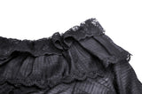 Night Court: Gothic Lolita Princess Black Top