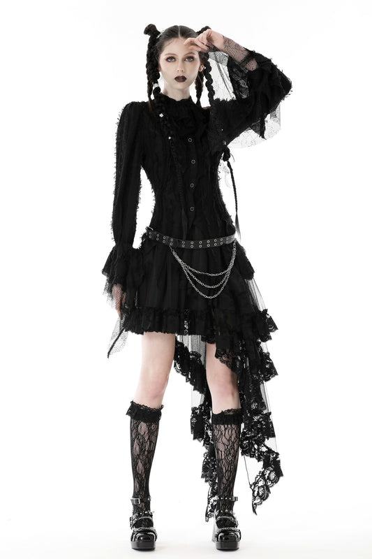 Wynter- Gothic Torn Hem Shirt