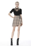 Moonlit Synth - Plaid Skirt