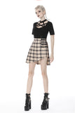 Moonlit Synth - Plaid Skirt