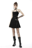 Aberration- Pleated Miniskirt with Pocket and Belt Add-ons