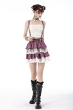 Pastel Nightmare - Punk Suspender Skirt