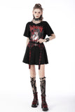 Vigilante- Punk Mini Skirt with Pleats and Belts