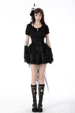 Ghostly Glory- Black Lace Corset Skirt