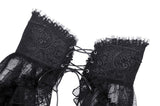 Ghostly Glory- Black Lace Corset Skirt