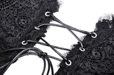 Ghostly Glory- Black Lace Corset Skirt