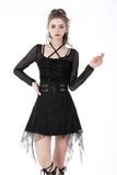 Cobwebs: Punk Spider Net Mini Skirt