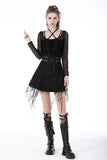 Cobwebs: Punk Spider Net Mini Skirt