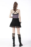 Rebel Rhythm - Punk Pleated Skater Skirt