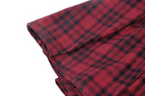 Crimson Flashback - Plaid Skirt