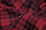 Crimson Flashback - Plaid Skirt