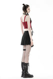 Violent Catharsis - Punk Mini Skirt with Garter