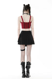 Violent Catharsis - Punk Mini Skirt with Garter