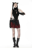 Dangerous Music: Punk Tartan Mini Skirt with Waist Belt