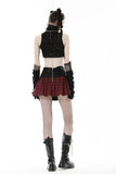 Dangerous Music: Punk Tartan Mini Skirt with Waist Belt