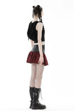 Punk Rock Princess - Punk Plaid Skater Skirt