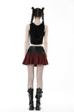 Punk Rock Princess - Punk Plaid Skater Skirt