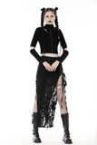 Punk Noir - Skirt with Side Slit