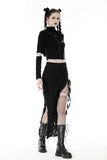 Punk Noir - Skirt with Side Slit