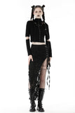 Punk Noir - Skirt with Side Slit