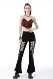 Mutant: Punk Rebel Cutout Decadent Bell-bottom Trousers