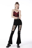 Mutant: Punk Rebel Cutout Decadent Bell-bottom Trousers