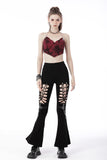 Mutant: Punk Rebel Cutout Decadent Bell-bottom Trousers