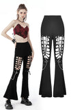 Mutant: Punk Rebel Cutout Decadent Bell-bottom Trousers