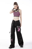 Rebel Girl - Punk Wide Leg Pants