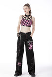 Rebel Girl - Punk Wide Leg Pants