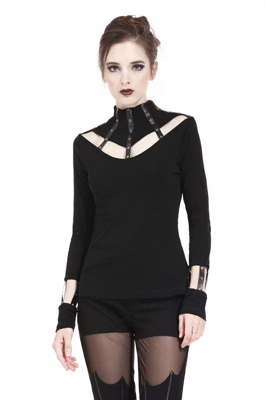 Highwaygirl: Punk Black Long Shirt