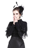 Country Lass: Modest Victorian Gothic Full sleeves Shirt