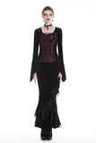 Bloody Kisses - Gothic Embroidered Top