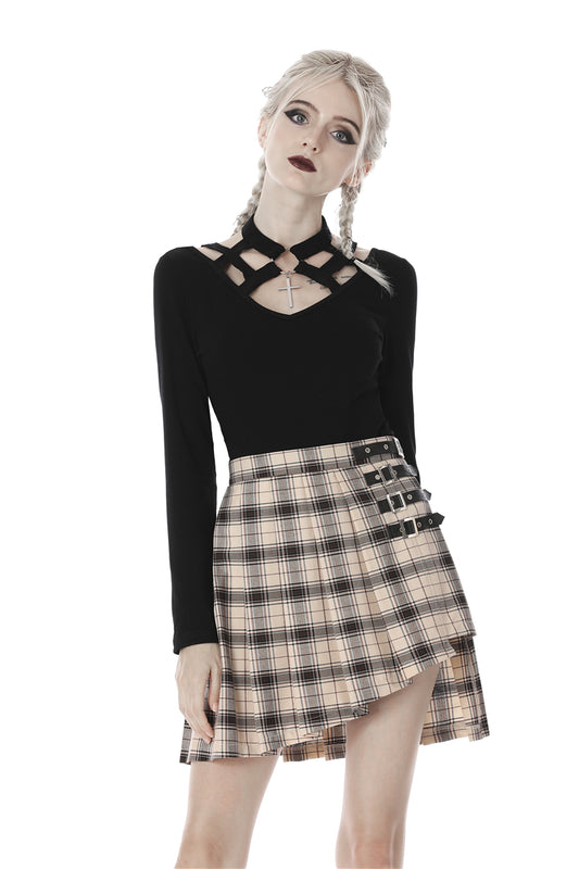 80s Punk Pop - Top with Strappy Neckline