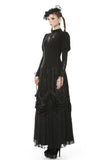 Night Priestess: Modest Gothic Black Top