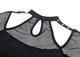 Gritty Glamour - Punk Cut-out Top