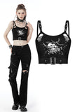 Leviathan: Punk Devil Fish Crop-top