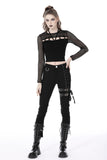 Femme Fatale Flyaway - Mesh Spliced Top