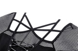 Dare-devilette: Punk Fishnet Belt & Pocket Dress