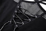 Dare-devilette: Punk Fishnet Belt & Pocket Dress