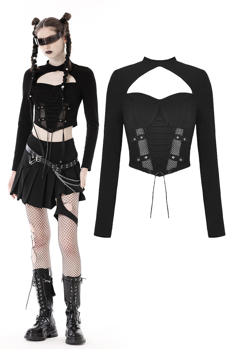 Tunes of Treachery: Punk Decadent Long Sleeves Top