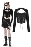 Tunes of Treachery: Punk Decadent Long Sleeves Top