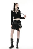 Land Pirate: Punk Square Neck Choker Crop Top