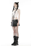 Creepy Kerli- Gothic Black and White Blouse